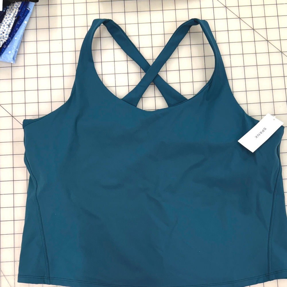 Spanx Contour Crossback Shelf Tank NWT